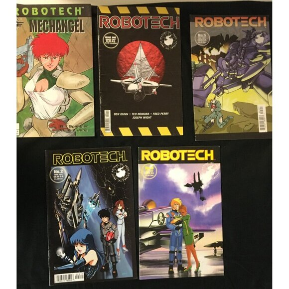 Robotech Mixed Lot of 9 Comic Books Genesis Collector Cards Circa 1993-1998 - Picture 1 of 11
